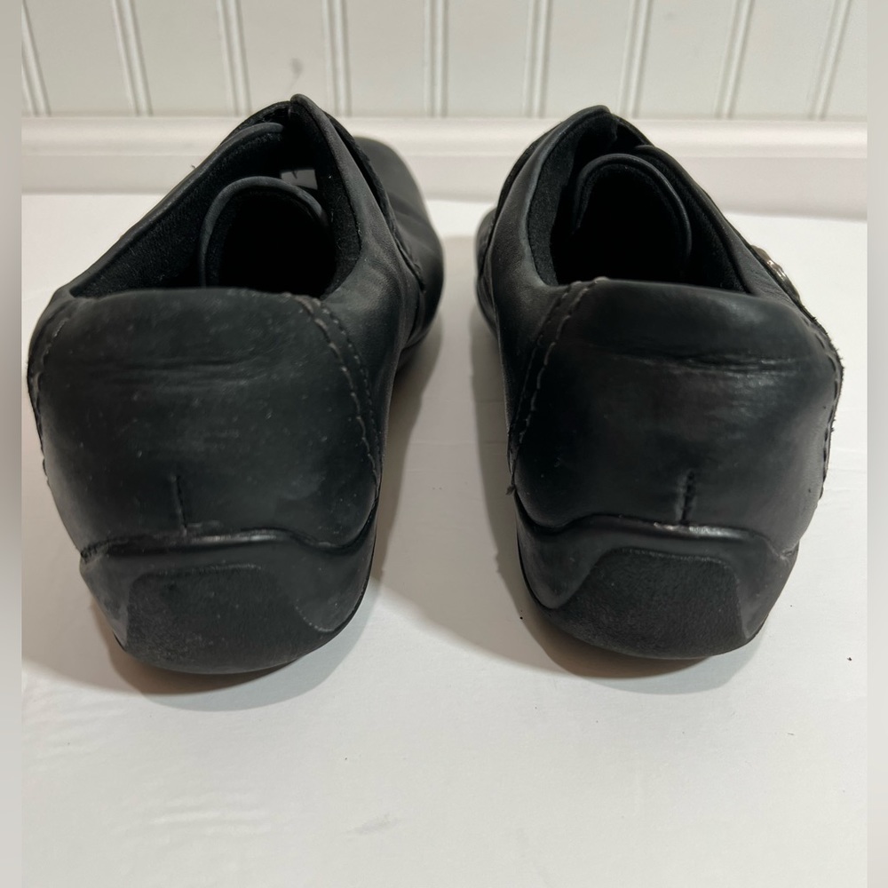 Clarks Artisan Kessa Betty Black Textured Leather… - image 6